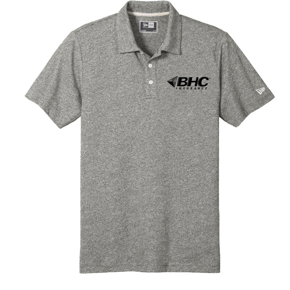 BHC Insurance New Era® Men's Slub Twist Polo
