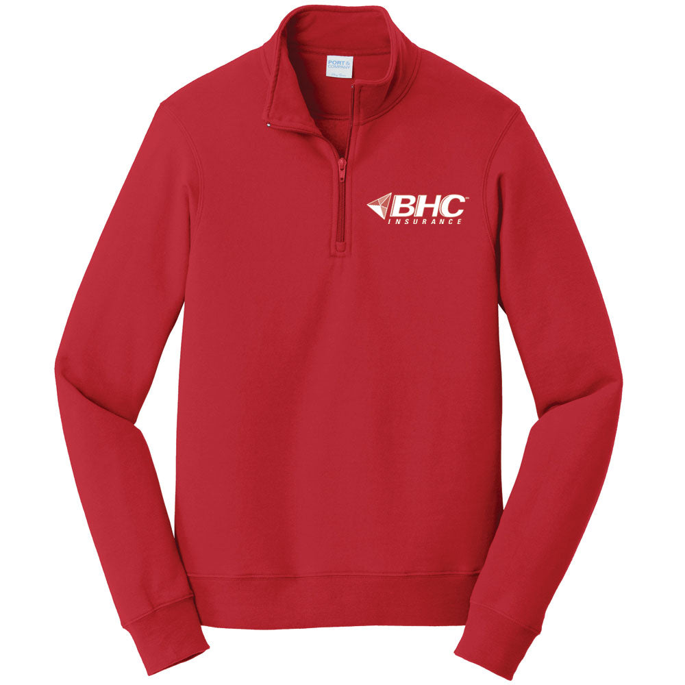 BHC Insurance 1/4-Zip Fleece Sweatshirt