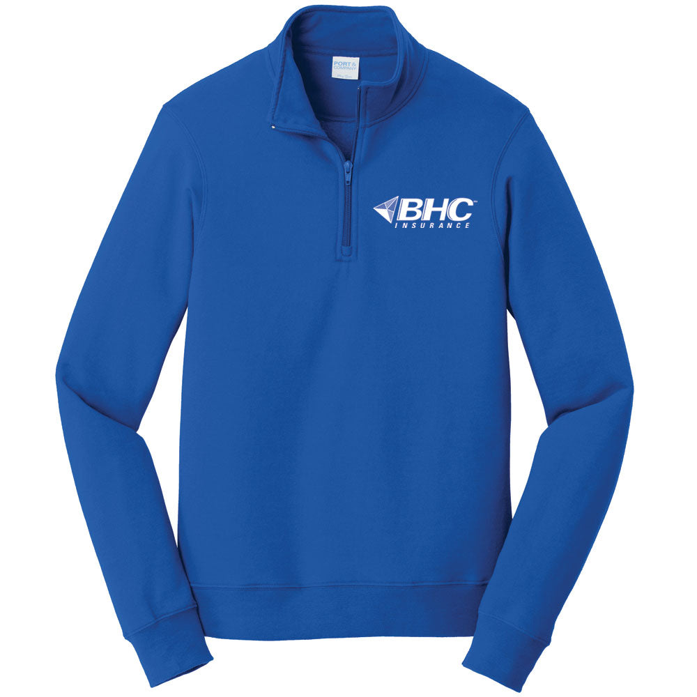 BHC Insurance 1/4-Zip Fleece Sweatshirt