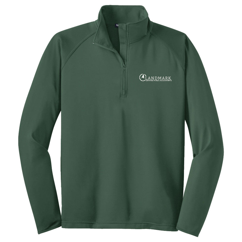Landmark Sport-Tek® Men's Sport-Wick® Stretch 1/4-Zip Pullover