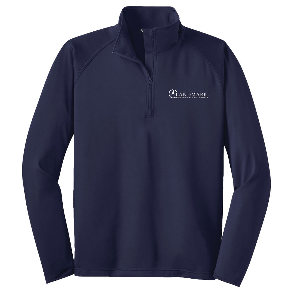 Landmark Sport-Tek® Men's Sport-Wick® Stretch 1/4-Zip Pullover