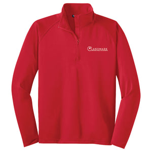 Landmark Men's Sport-Wick® Stretch 1/4-Zip Pullover