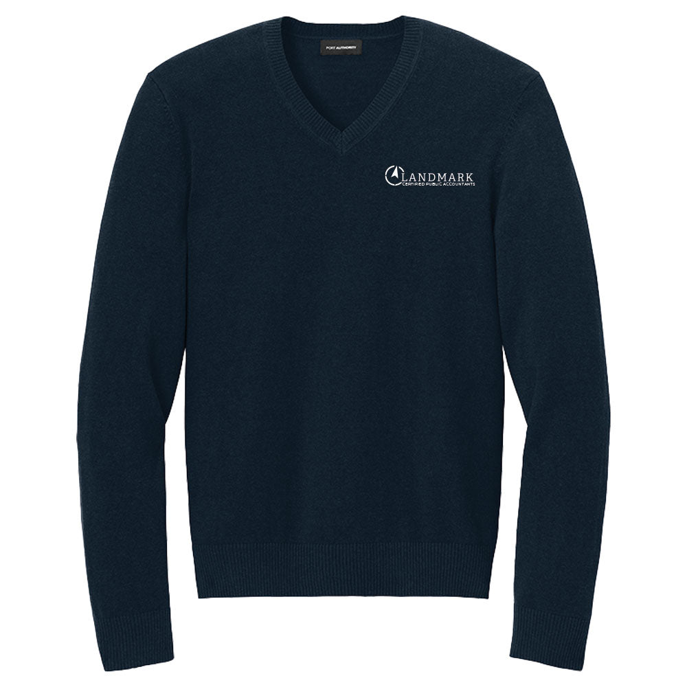 Landmark Port Authority® Easy Care V-Neck Sweater