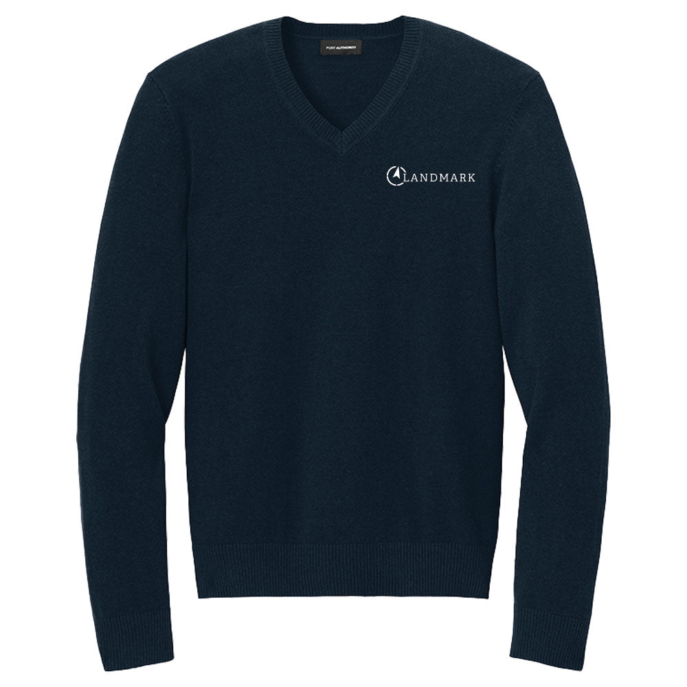 Landmark Port Authority® Easy Care V-Neck Sweater