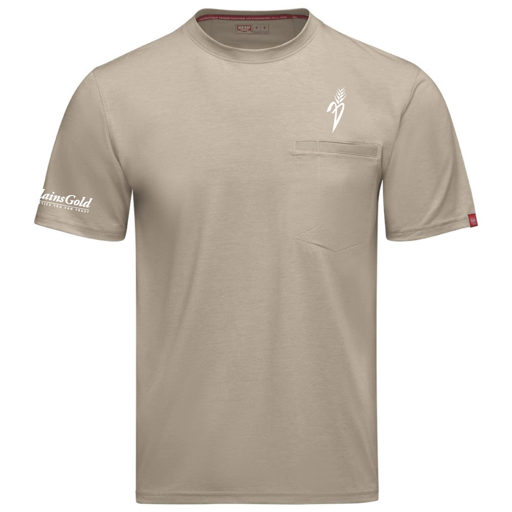 Plains Gold Red Kap Cooling Pocket T-Shirt