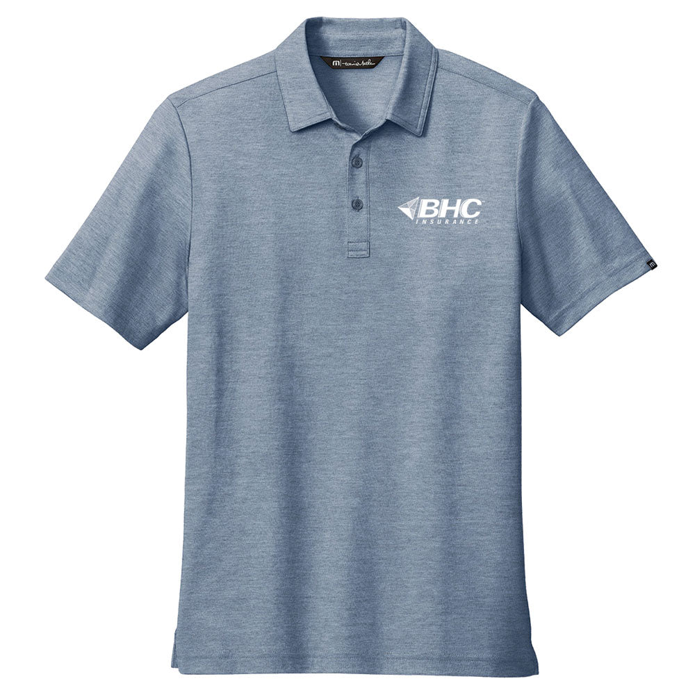 BHC Insurance TravisMathew Men's Oceanside Heather Polo