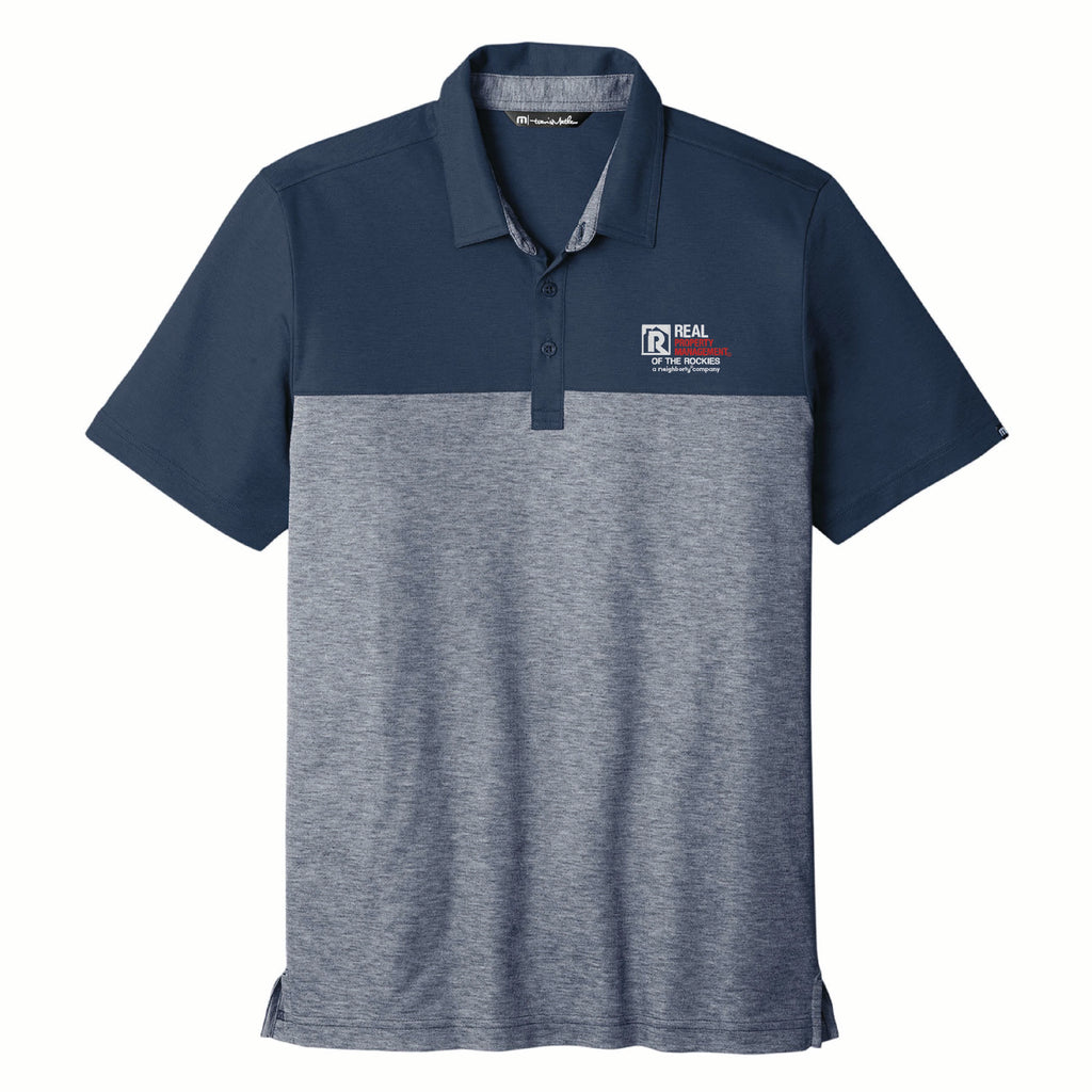RPM TravisMathew Oceanside Blocked Polo