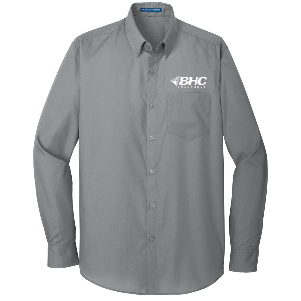 BHC Insurance Men's Long Sleeve Poplin Shirt