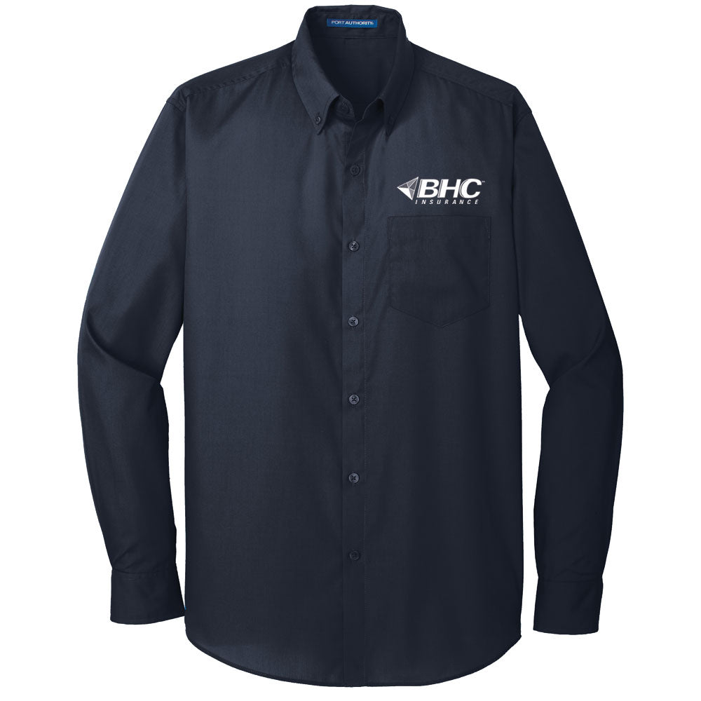BHC Insurance Men's Long Sleeve Poplin Shirt
