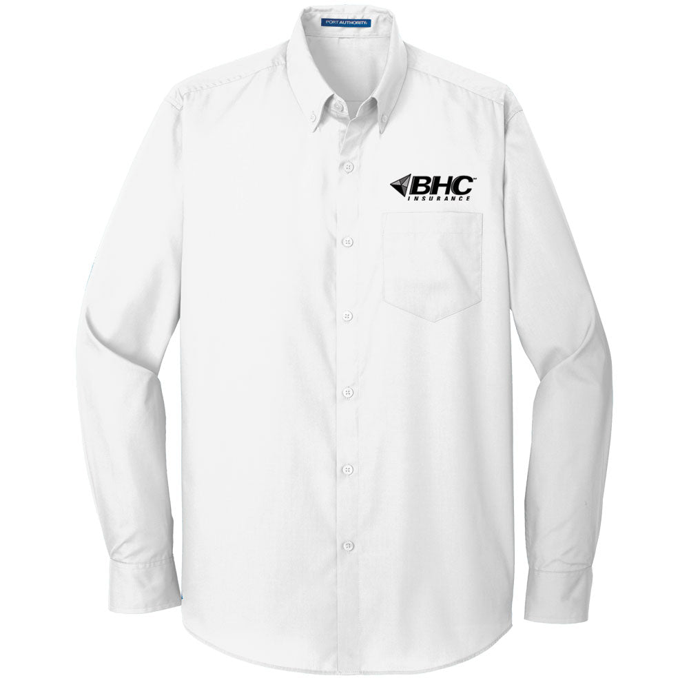 BHC Insurance Men's Long Sleeve Poplin Shirt