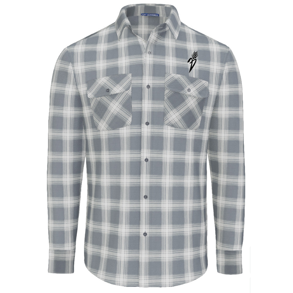 Plains Gold Port Authority® Men's Plaid Flannel Shirt