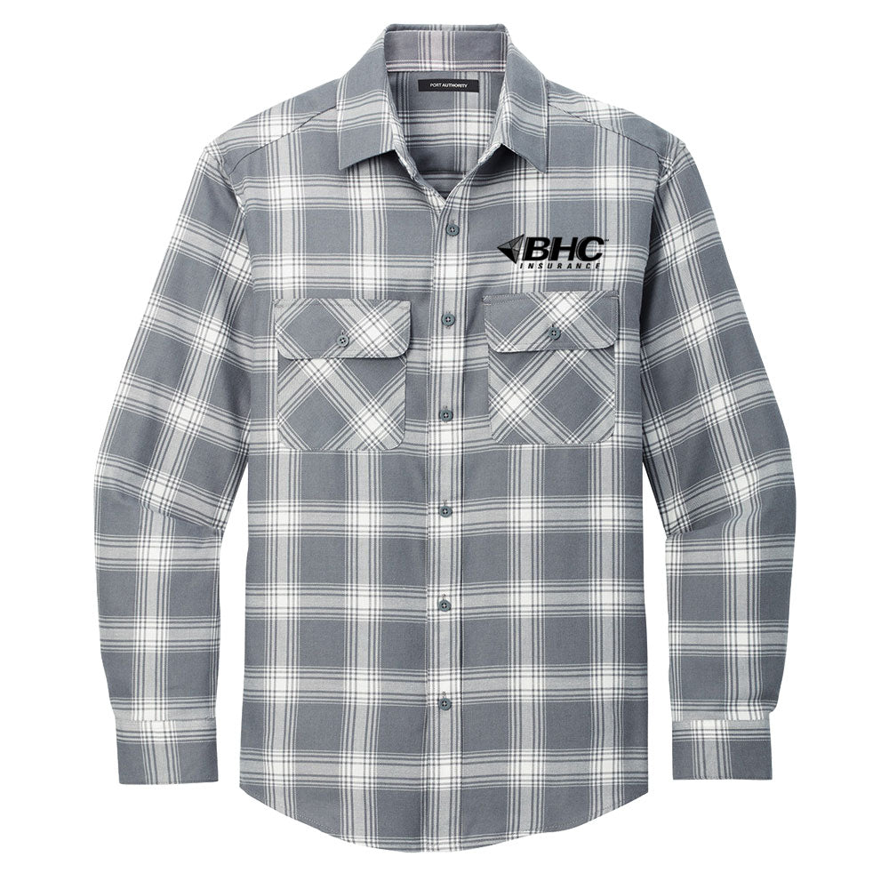 BHC Insurance Port Authority® Men's Plaid Flannel Shirt