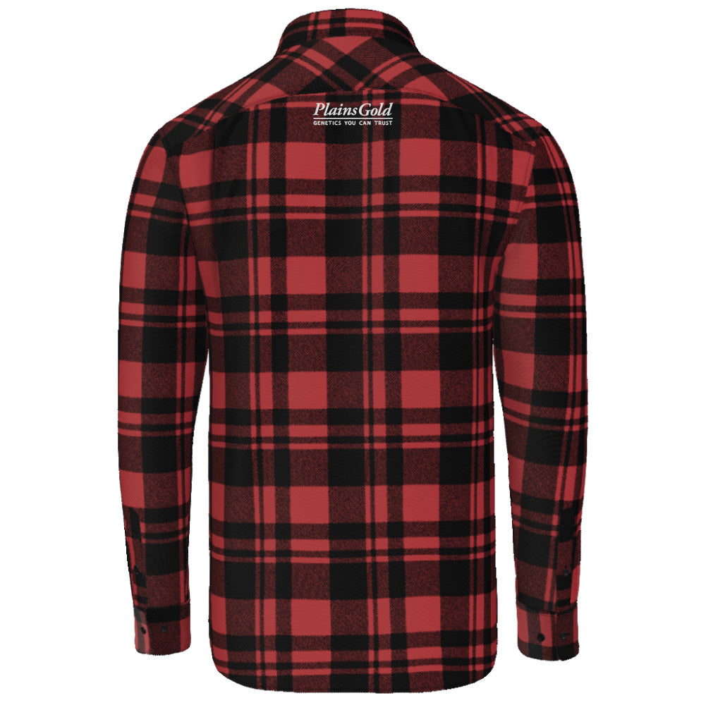 Plains Gold Port Authority® Men's Plaid Flannel Shirt