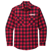 Load image into Gallery viewer, BHC Insurance Men's Plaid Flannel Shirt

