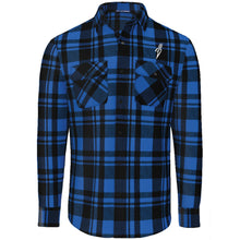 Load image into Gallery viewer, Plains Gold Men's Full Button Plaid Shirt
