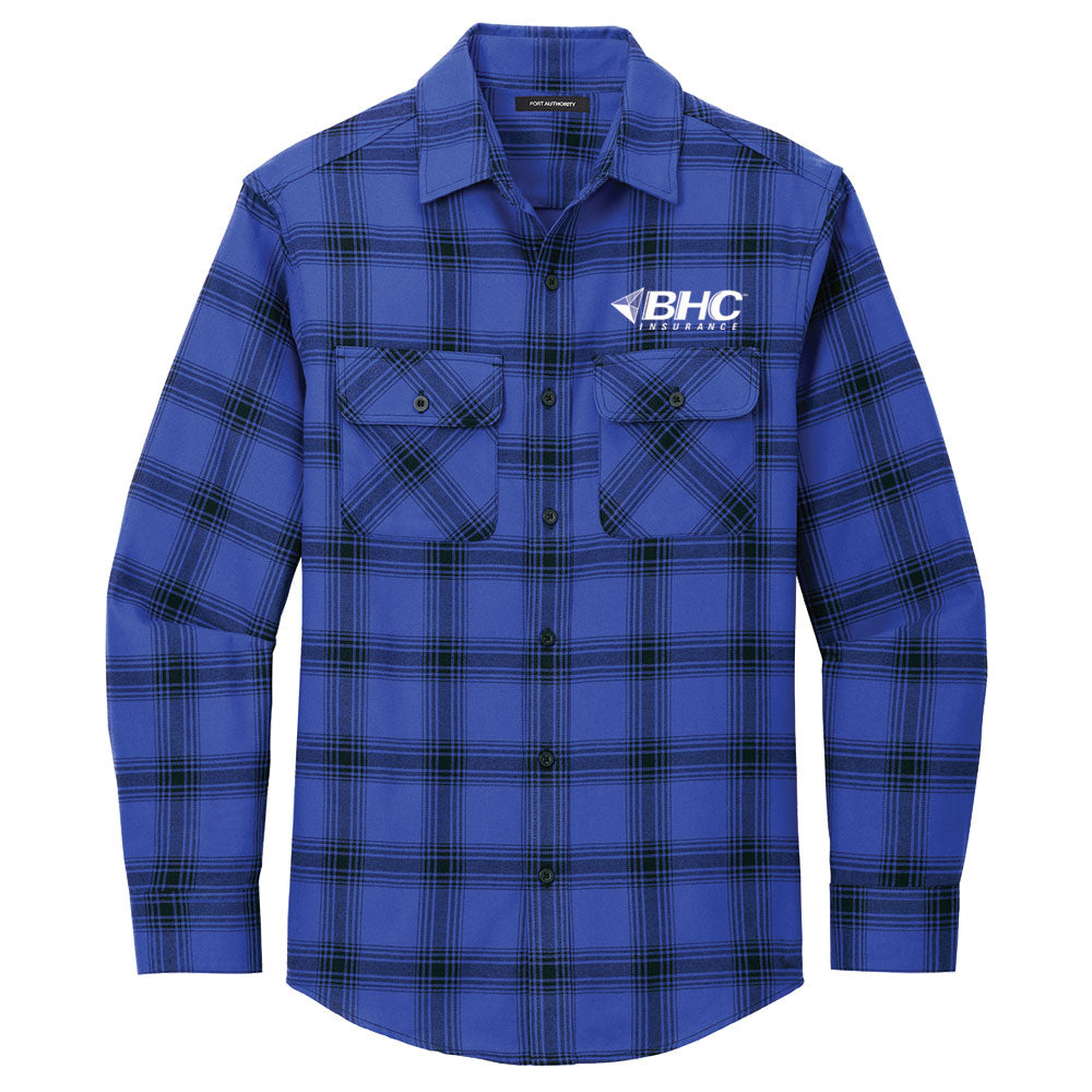 BHC Insurance Port Authority® Men's Plaid Flannel Shirt