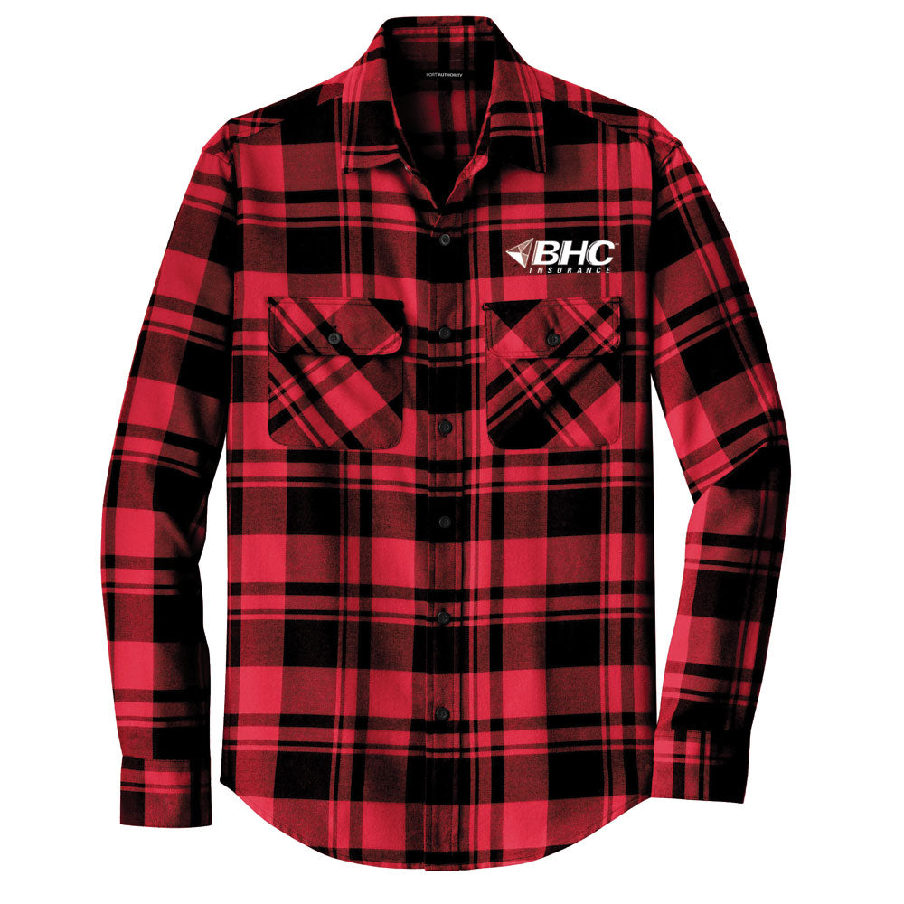 BHC Insurance Port Authority® Men's Plaid Flannel Shirt