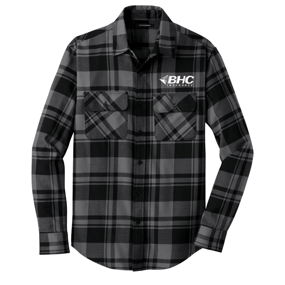 BHC Insurance Port Authority® Men's Plaid Flannel Shirt