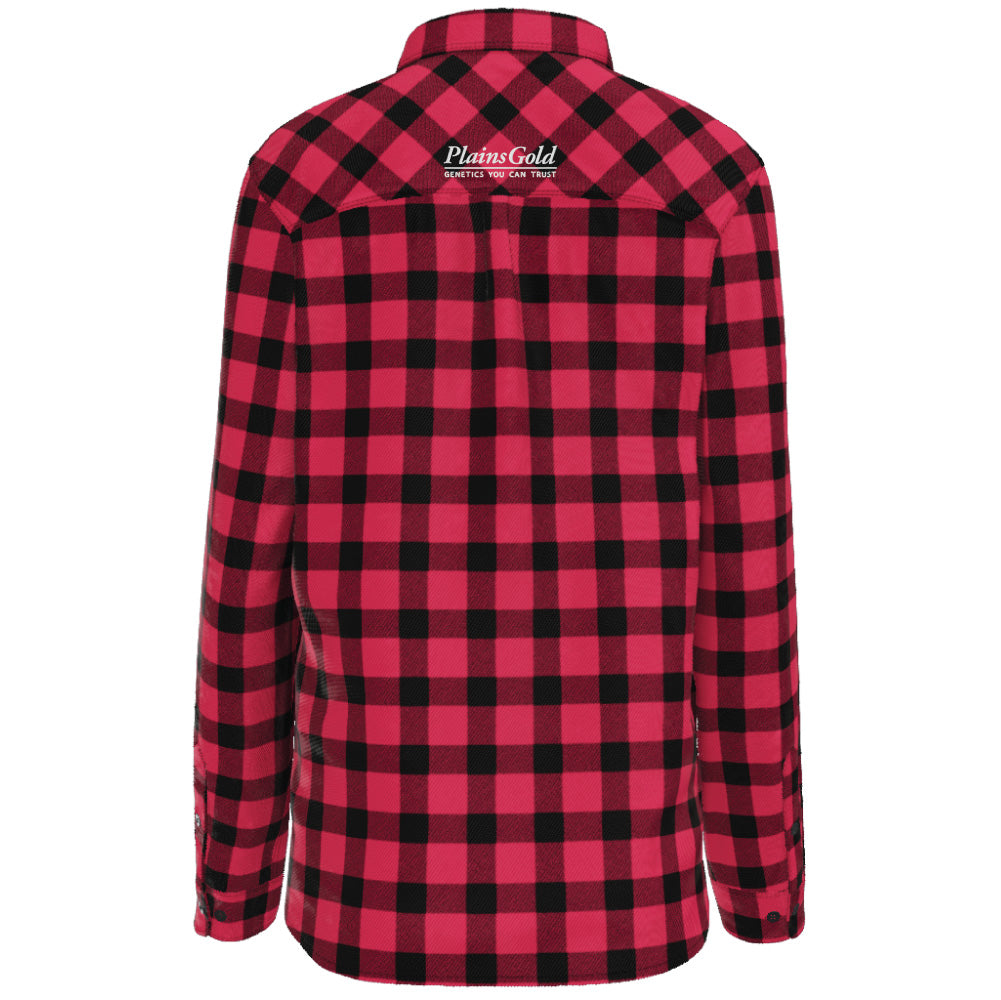 Plains Gold Port Authority® Women's Plaid Flannel Tunic