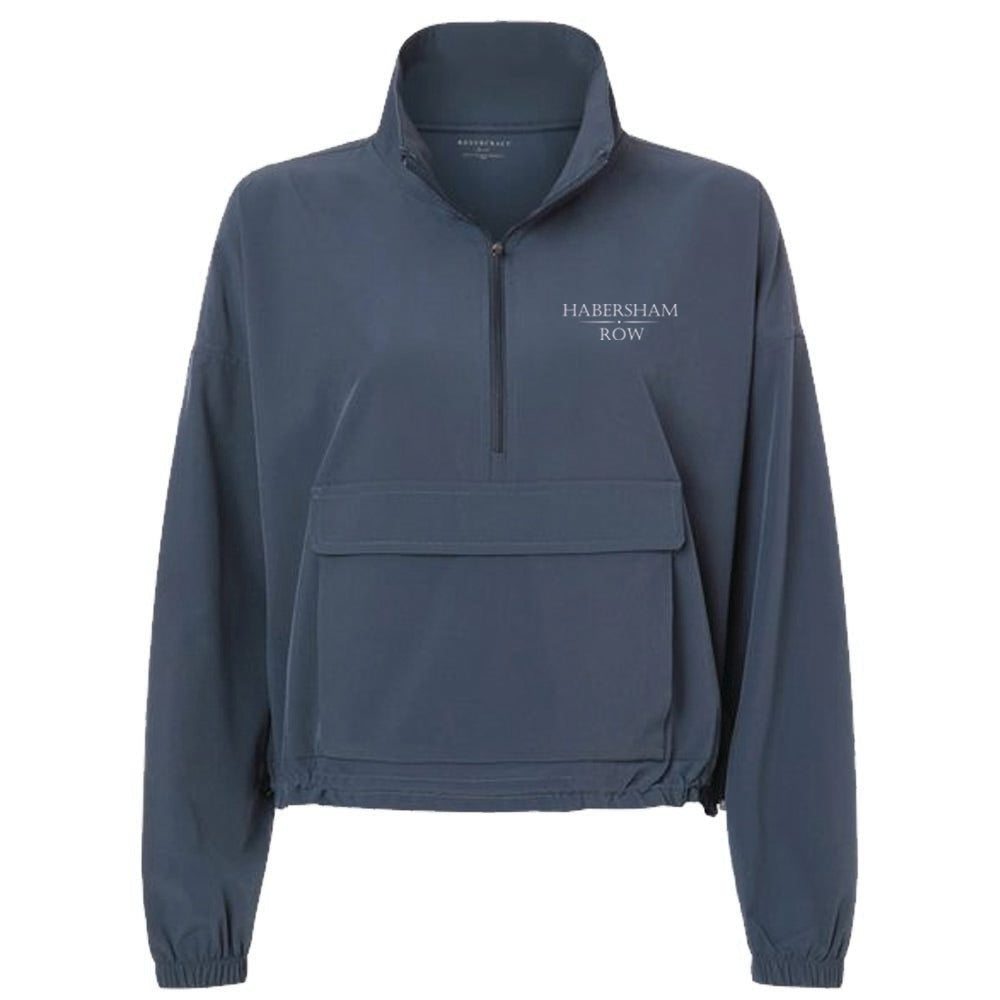Engage Management Boxercraft Women's Stretch Woven Quarter-Zip Pullover