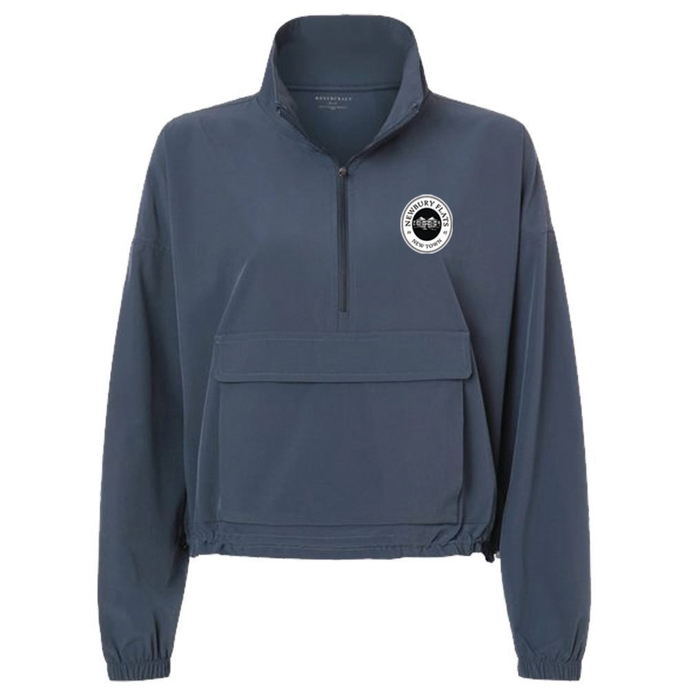 Engage Management Boxercraft Women's Stretch Woven Quarter-Zip Pullover