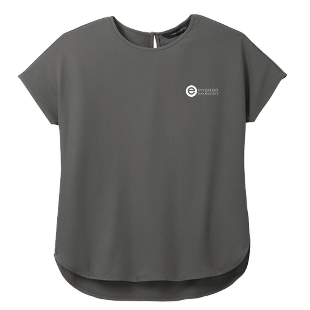 Engage Management Mercer+Mettle® Women's Stretch Crepe Crew