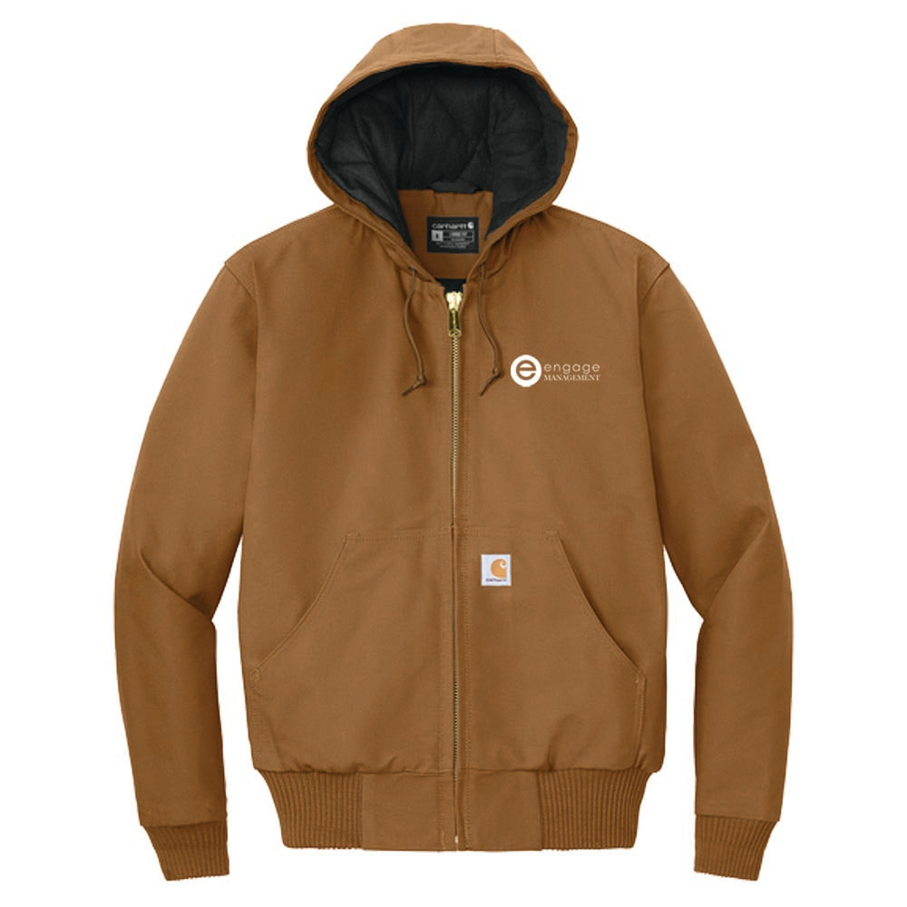 Engage Management Carhartt® Quilted-Flannel-Lined Duck Active Jacket