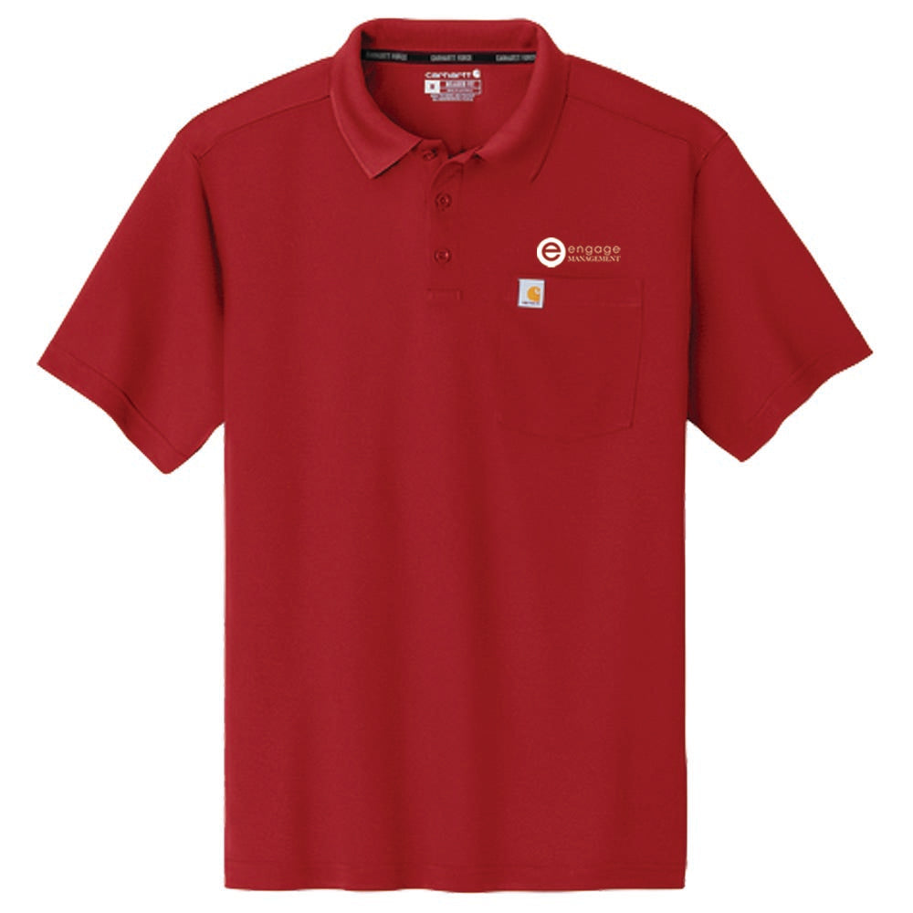 Engage Management Carhartt® Force® Snag-Resistant Pocket Polo
