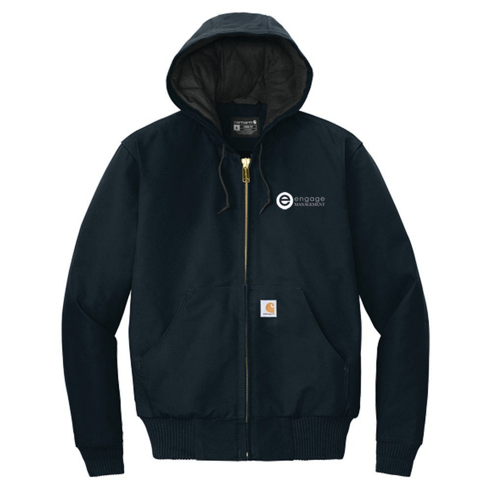 Engage Management Carhartt® Quilted-Flannel-Lined Duck Active Jacket