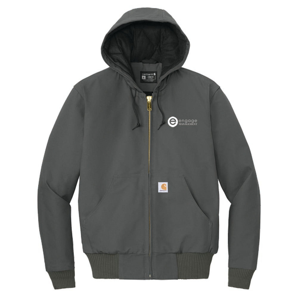 Engage Management Carhartt® Quilted-Flannel-Lined Duck Active Jacket