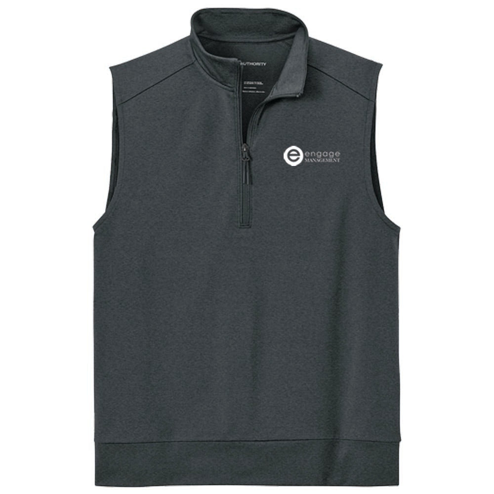 Engage Management Port Authority® C-FREE® Double Knit 1/4-Zip Vest