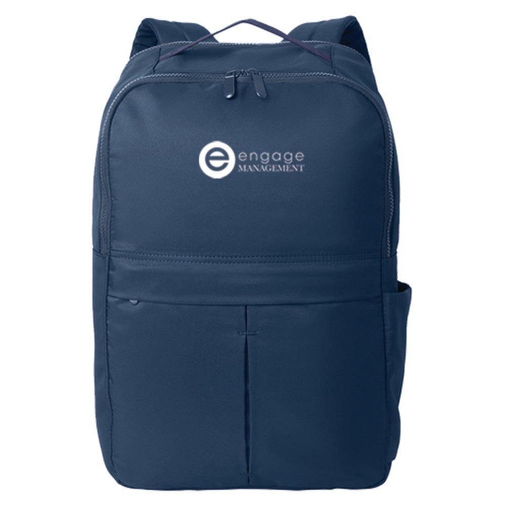 Engage Management Port Authority® Matte Backpack