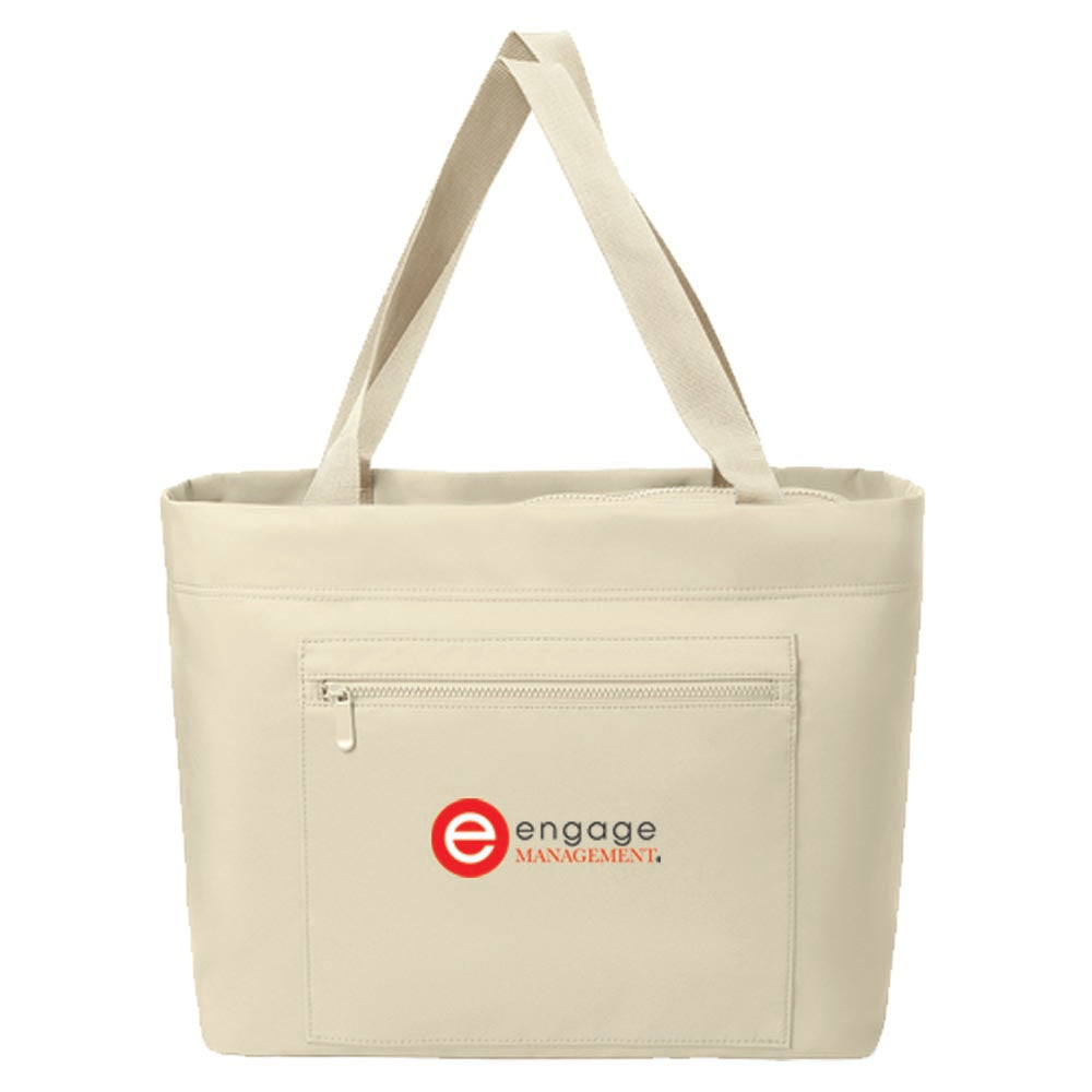 Engage Management Port Authority® Matte Carryall Tote