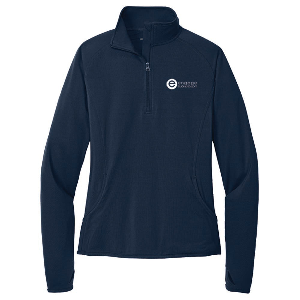 Engage Management Sport-Tek® Women's Sport-Wick® Stretch 1/4-Zip Pullover
