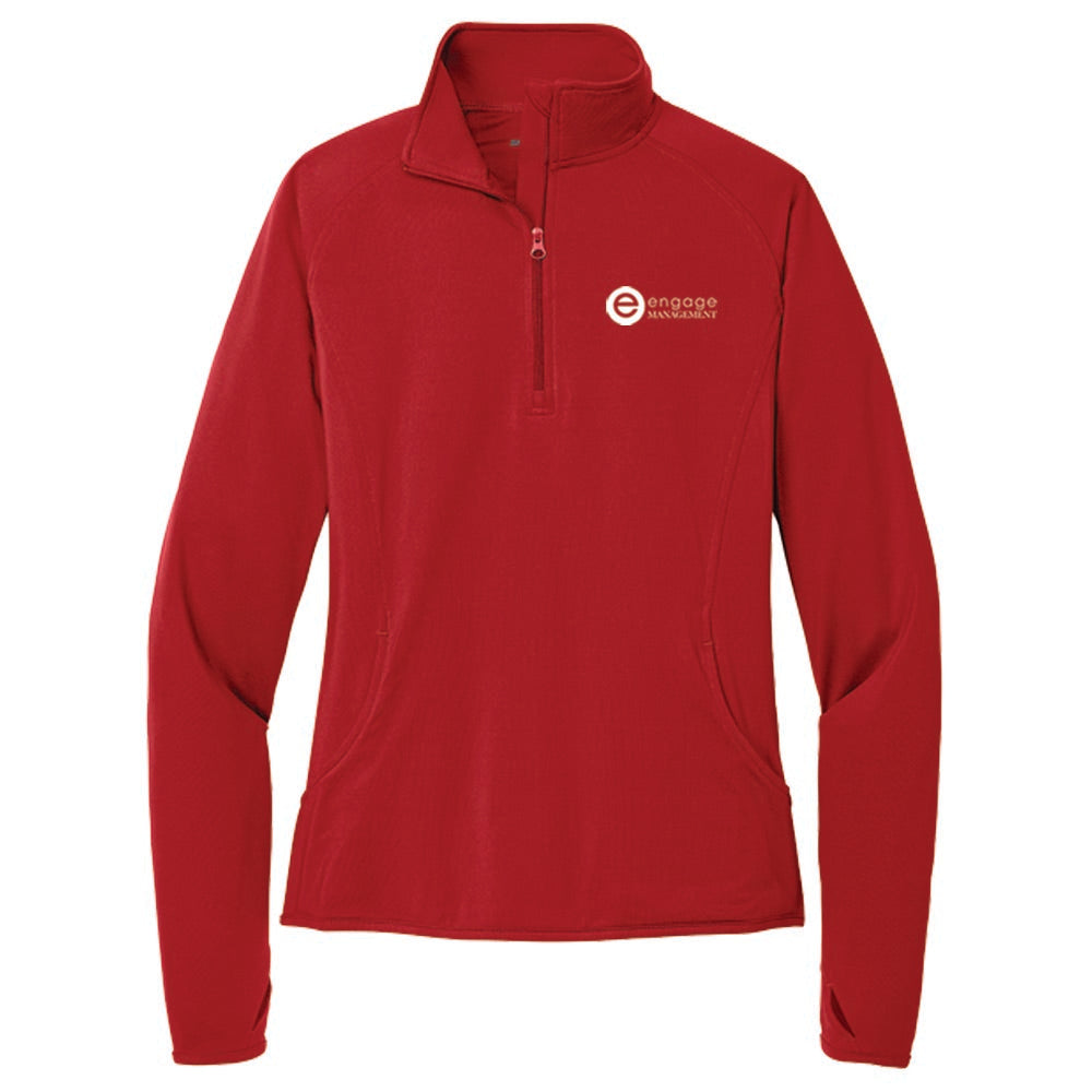 Engage Management Sport-Tek® Women's Sport-Wick® Stretch 1/4-Zip Pullover