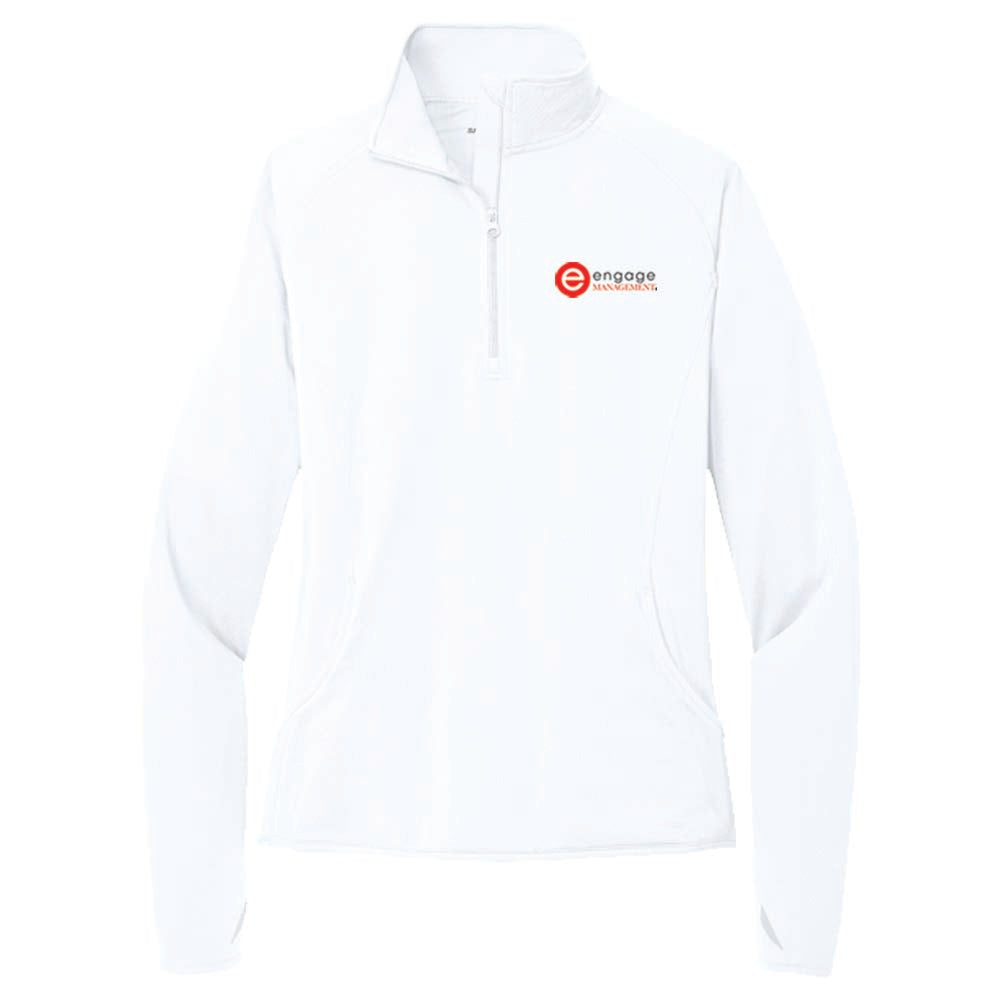 Engage Management Sport-Tek® Women's Sport-Wick® Stretch 1/4-Zip Pullover