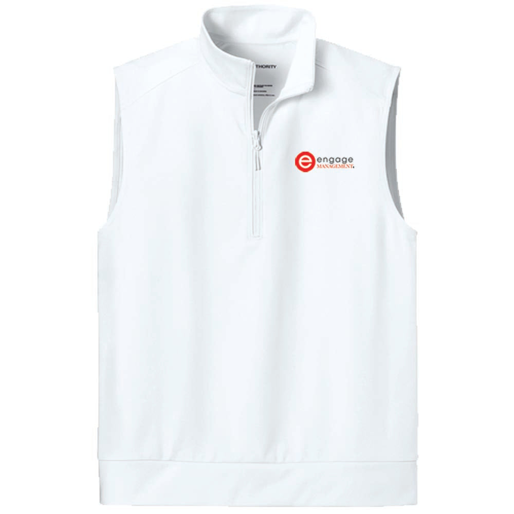 Engage Management Port Authority® C-FREE® Double Knit 1/4-Zip Vest