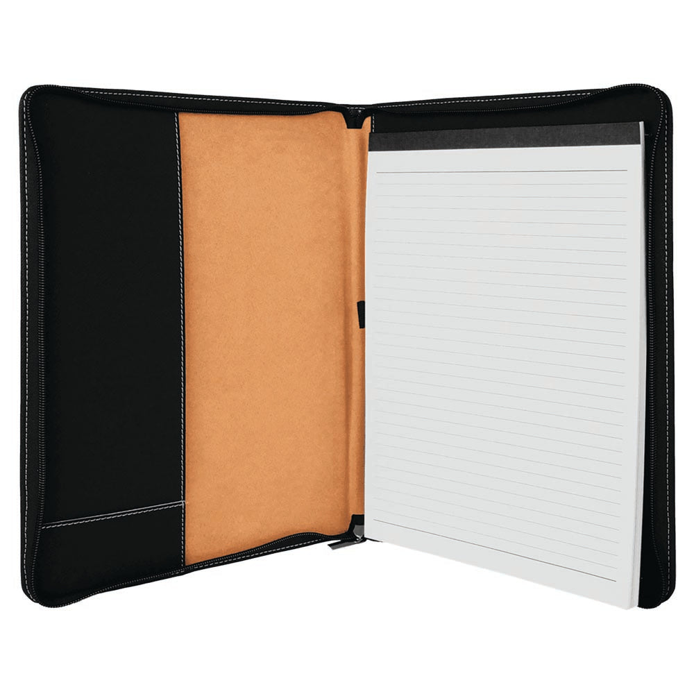 Engage Management Zipper Portfolio with Notepad