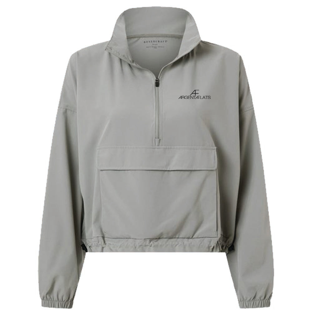 Engage Management Boxercraft Women's Stretch Woven Quarter-Zip Pullover