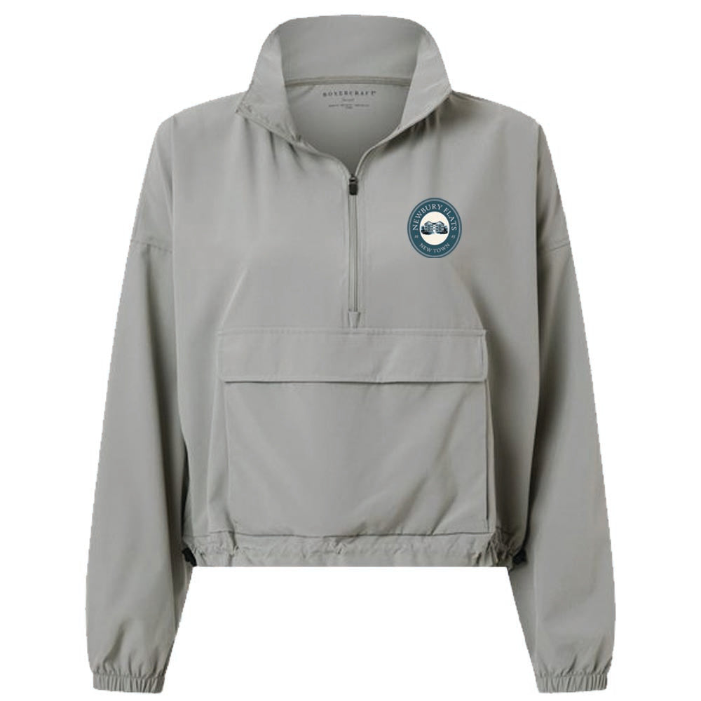 Engage Management Boxercraft Women's Stretch Woven Quarter-Zip Pullover