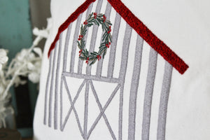 Farmhouse Christmas Pillow Cover