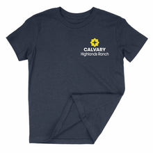 Load image into Gallery viewer, Calvary Highlands Ranch Youth T-Shirt (Left Chest)
