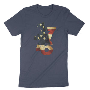 1776 American Flag Men's T-Shirt