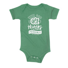Load image into Gallery viewer, All Things Are Possible Onesie
