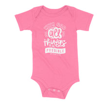 Load image into Gallery viewer, All Things Are Possible Onesie
