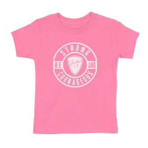 Be Strong Pink Kids' T-Shirt