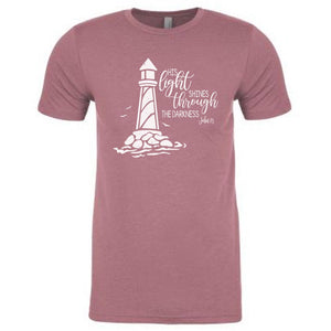 Light Shines Through T-Shirt