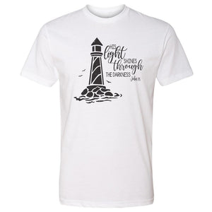 Light Shines Through T-Shirt