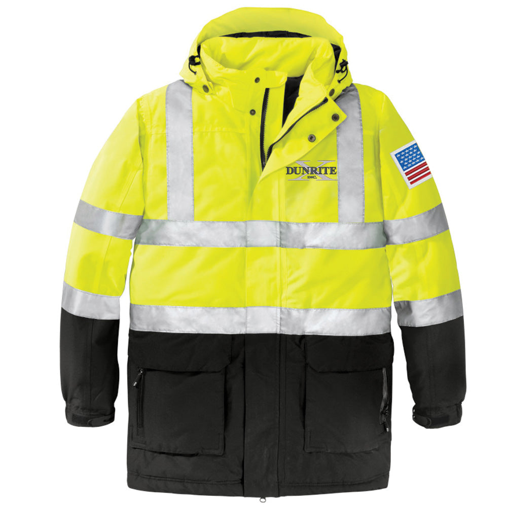 Dunrite Port Authority® ANSI 107 Class 3 Safety Heavyweight Parka
