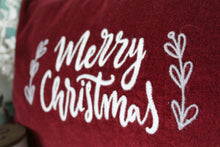 Load image into Gallery viewer, Merry Christmas Velvet Pillow Cover
